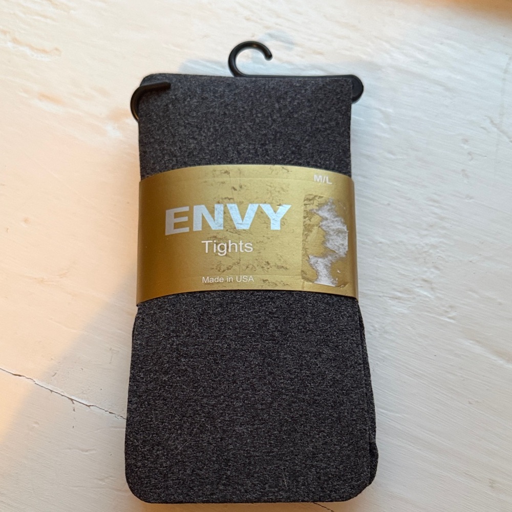 NWT Envy Charcoal Tights size M/L